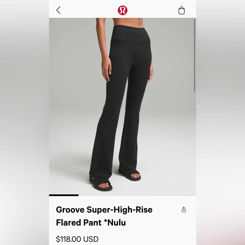 BNWT Groove Flare Lululemon